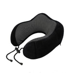 Soft and Comfortable Neck Support Cushion Memory Foam Travel Pillow black