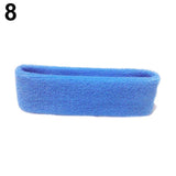 Fitness Elastic Sports Headband sky blue