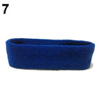 Fitness Elastic Sports Headband Royal Blue