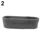 Fitness Elastic Sports Headband gray