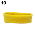 Fitness Elastic Sports Headband YELLOW