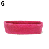 Fitness Elastic Sports Headband Rose