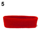 Fitness Elastic Sports Headband Red