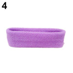 Fitness Elastic Sports Headband Purple