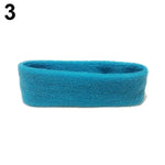 Fitness Elastic Sports Headband Light Blue