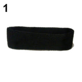 Fitness Elastic Sports Headband black